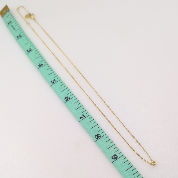 Gorjana Delicate Wilder Initial "O" Goldtone Necklace A9 - Picture 5 of 8